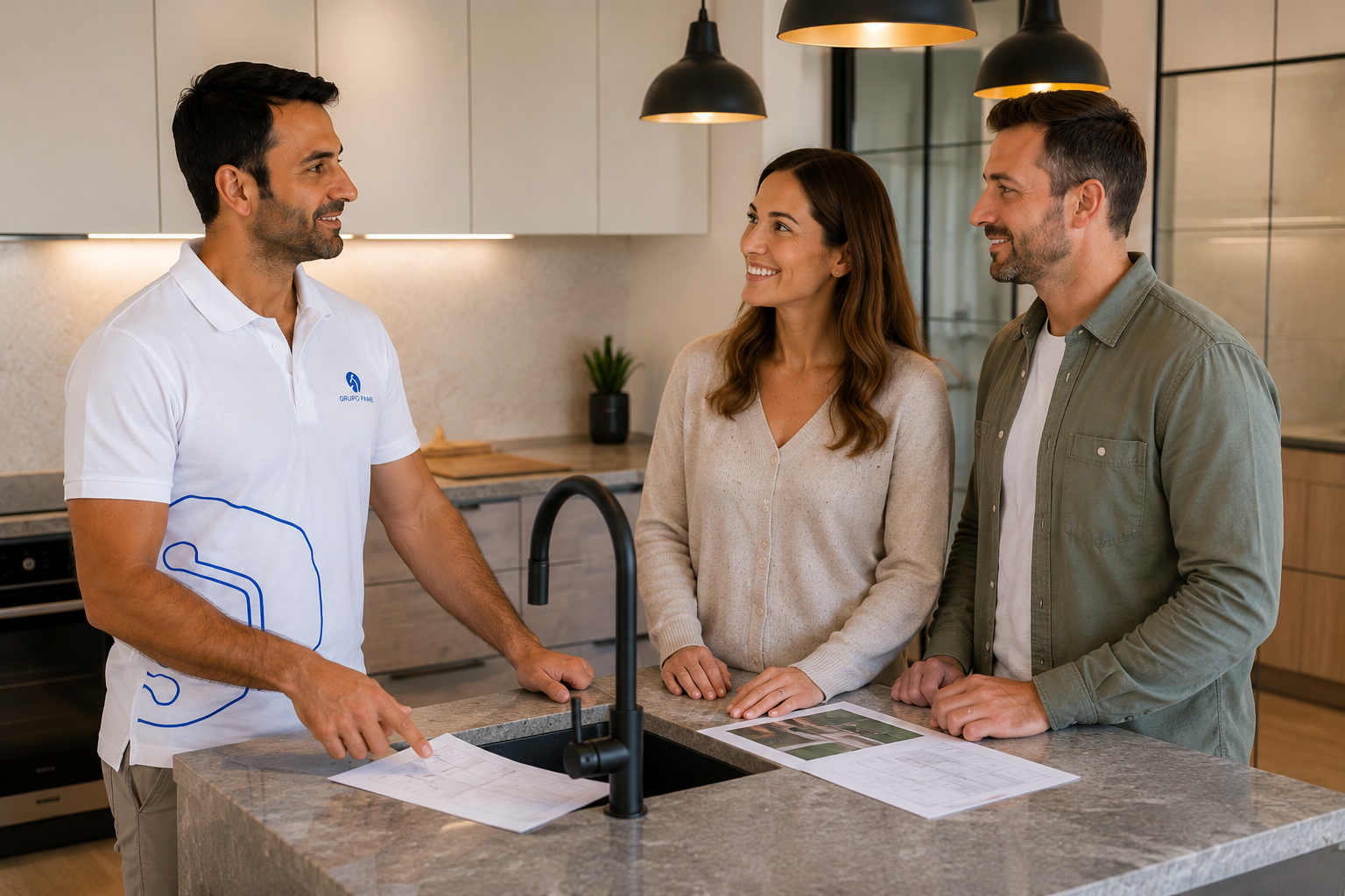 Reforma de cocina pequeña con muebles a medida en el Penedès